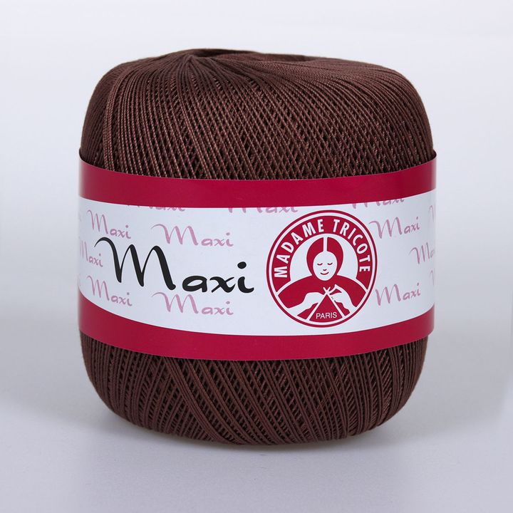 Madame Tricote Paris Maxi-Baumwollgarn – 4655 Braun