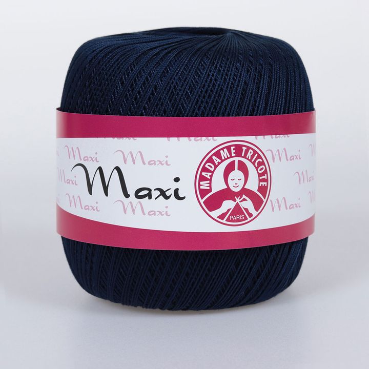Madame Tricote Paris Maxi-Baumwollgarn – 4909 Marineblau