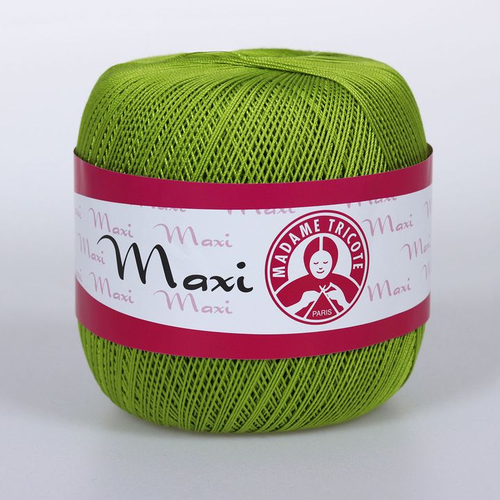 Madame Tricote Paris Maxi-Baumwollgarn – 5527 Grün