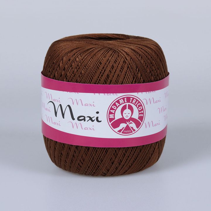 Madame Tricote Paris Maxi-Baumwollgarn – 5541 Braun