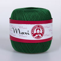 Madame Tricote Paris Maxi-Baumwollgarn – 5542 Smaragdgrün