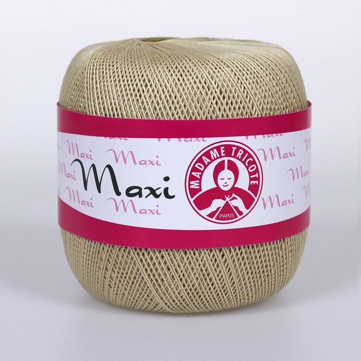 Madame Tricote Paris Maxi-Baumwollgarn – 6300 Beige
