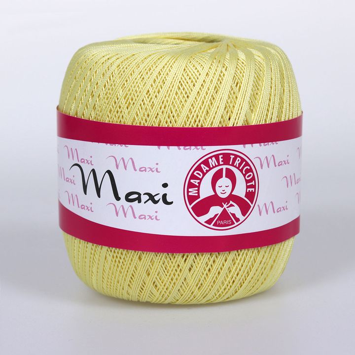 Madame Tricote Paris Maxi-Baumwollgarn – 6303 Gelb