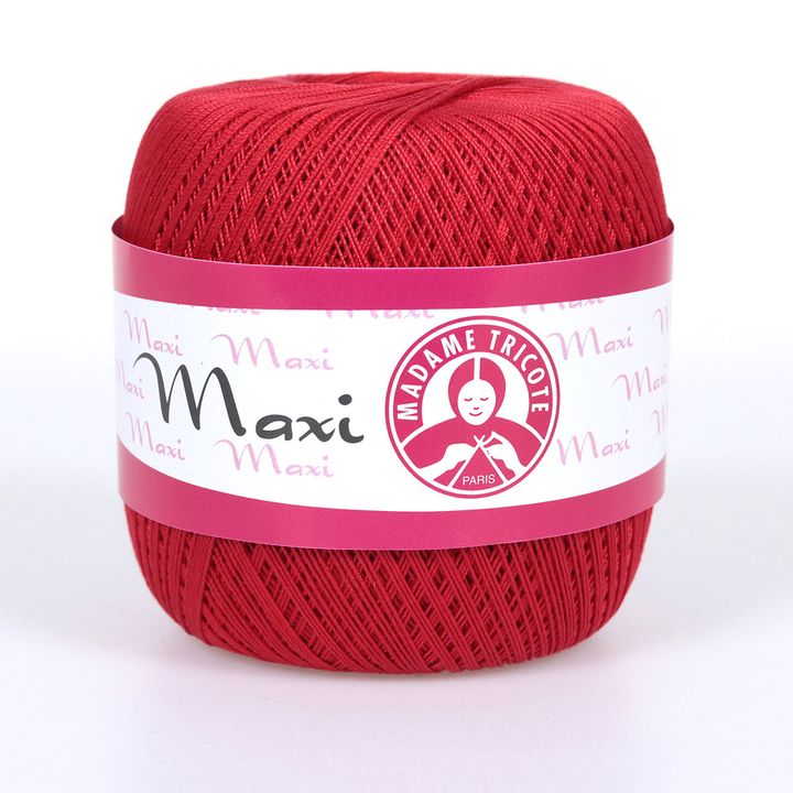 Madame Tricote Paris Maxi-Baumwollgarn – 6328 Rot