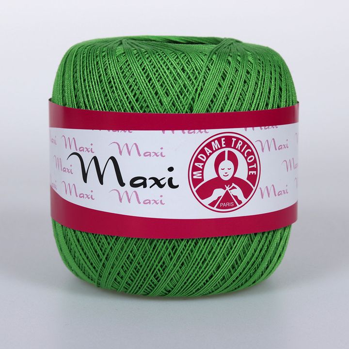 Madame Tricote Paris Maxi-Baumwollgarn – 6332 Grün