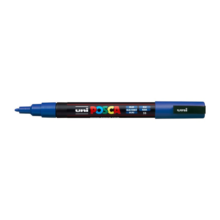 Обележувач UNI POSCA PC-3M 0.9 - 1.3 MM - 8