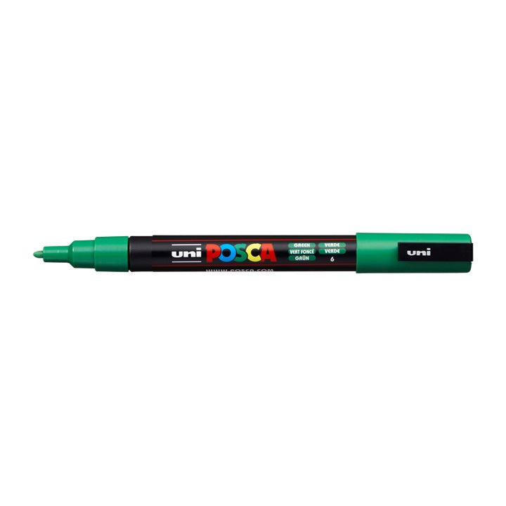 Обележувач UNI POSCA PC-3M 0.9 - 1.3 MM - 6
