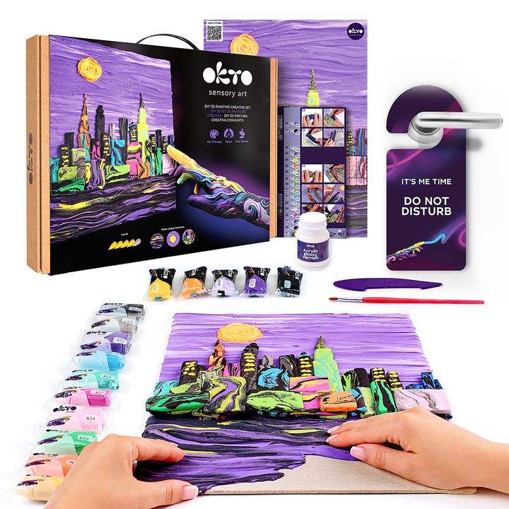 OKTO Creative 3D сет „Skyline New York“ 30 x 40 cm - 2