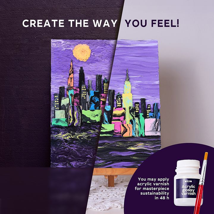 OKTO Creative 3D сет „Skyline New York“ 30 x 40 cm - 7