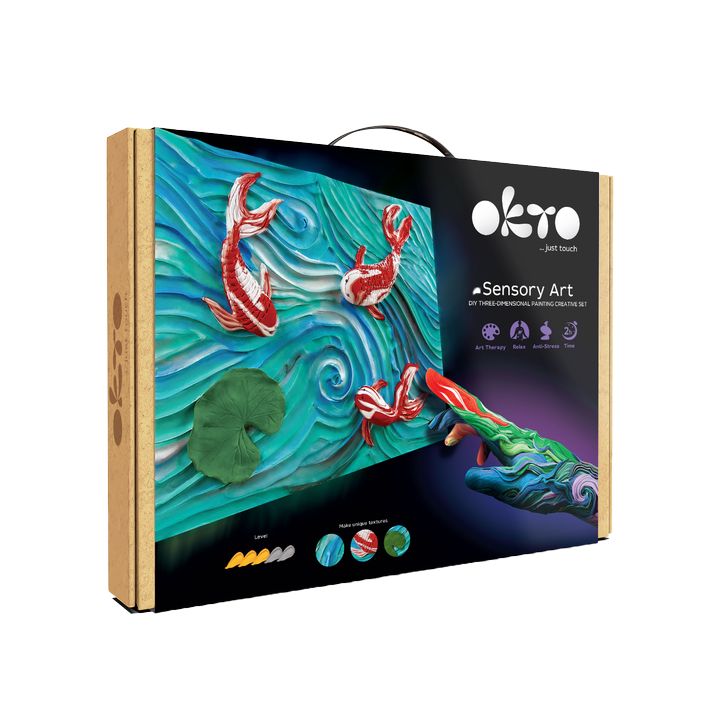 OKTO Креативен 3D комплет Риба 30 x 40 cm - 1