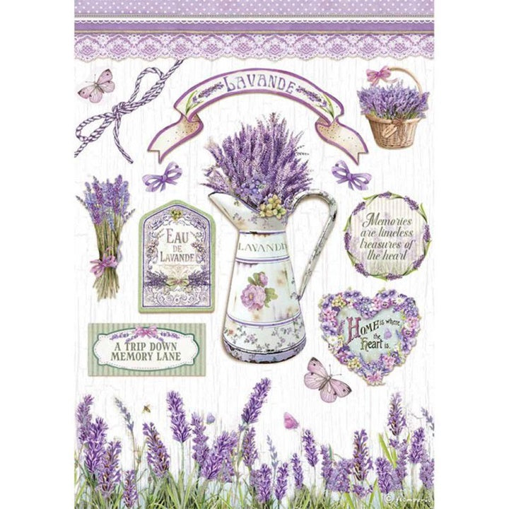Оризова хартија A4 Provence elements