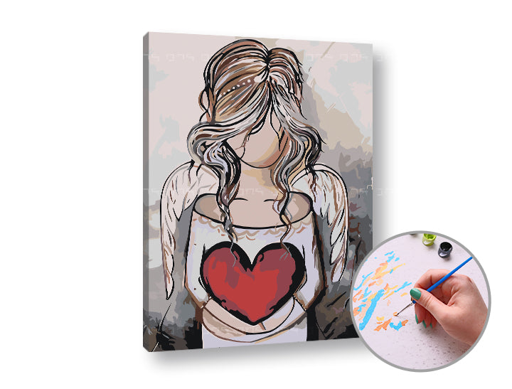 Paint by Numbers ANGEL - Ниска тешкотија - 2
