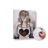 Paint by Numbers ANGEL - Ниска тешкотија - 1
