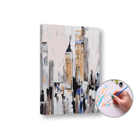Paint by Numbers Kit - Abstract City - 1