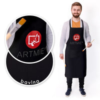 Памучна престилка ARTMIE - црна