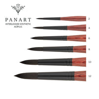 PanArt 3302 тркалезна акрилна четка - 2