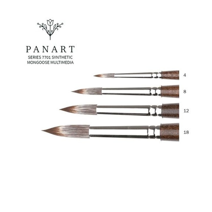 PanArt 7701 тркалезна четка - синтетички влакна од мангуста
