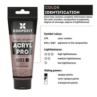 Пастелна акрилна боја ACRYL PRO ART Composite 75 ml - 22