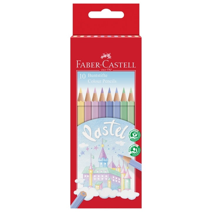 Пастелни боици Faber-Castell 10 парчиња