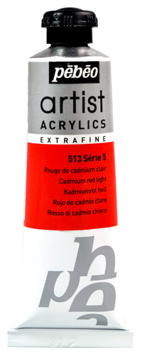 Pebeo Artist акрилна боја 37 ml – Светла кадмиум црвена