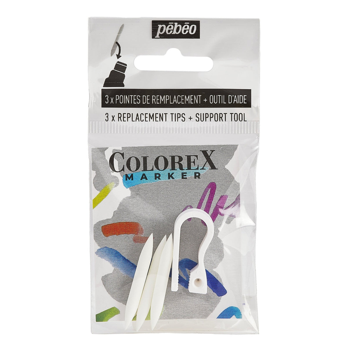Pebeo Colorex сет резервни врвови за маркери 1 mm – 3 пар.