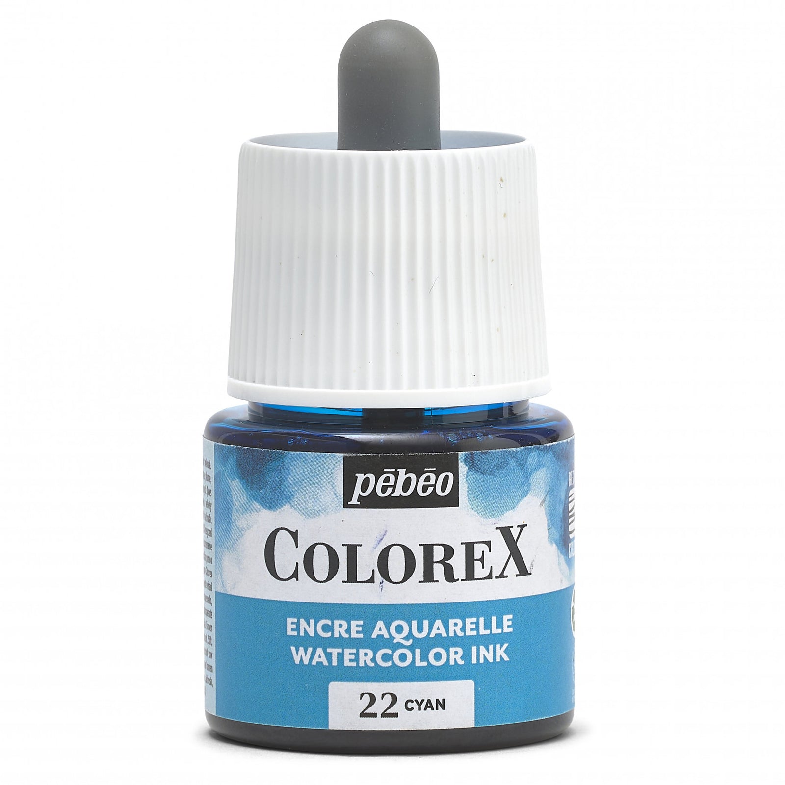 Pebeo Colorex течен акварел 45 ml – Цијан