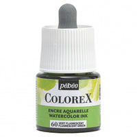 Pebeo Colorex течен акварел 45 ml – Флуоресцентно зелена