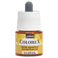 Pebeo Colorex течен акварел 45 ml – Светложолта