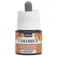 Pebeo Colorex течен акварел 45 ml – Марс портокалова