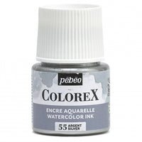 Pebeo Colorex течен акварел 45 ml – Сребрена