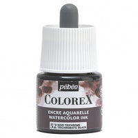 Pebeo Colorex течен акварел 45 ml – Трихроматска црна