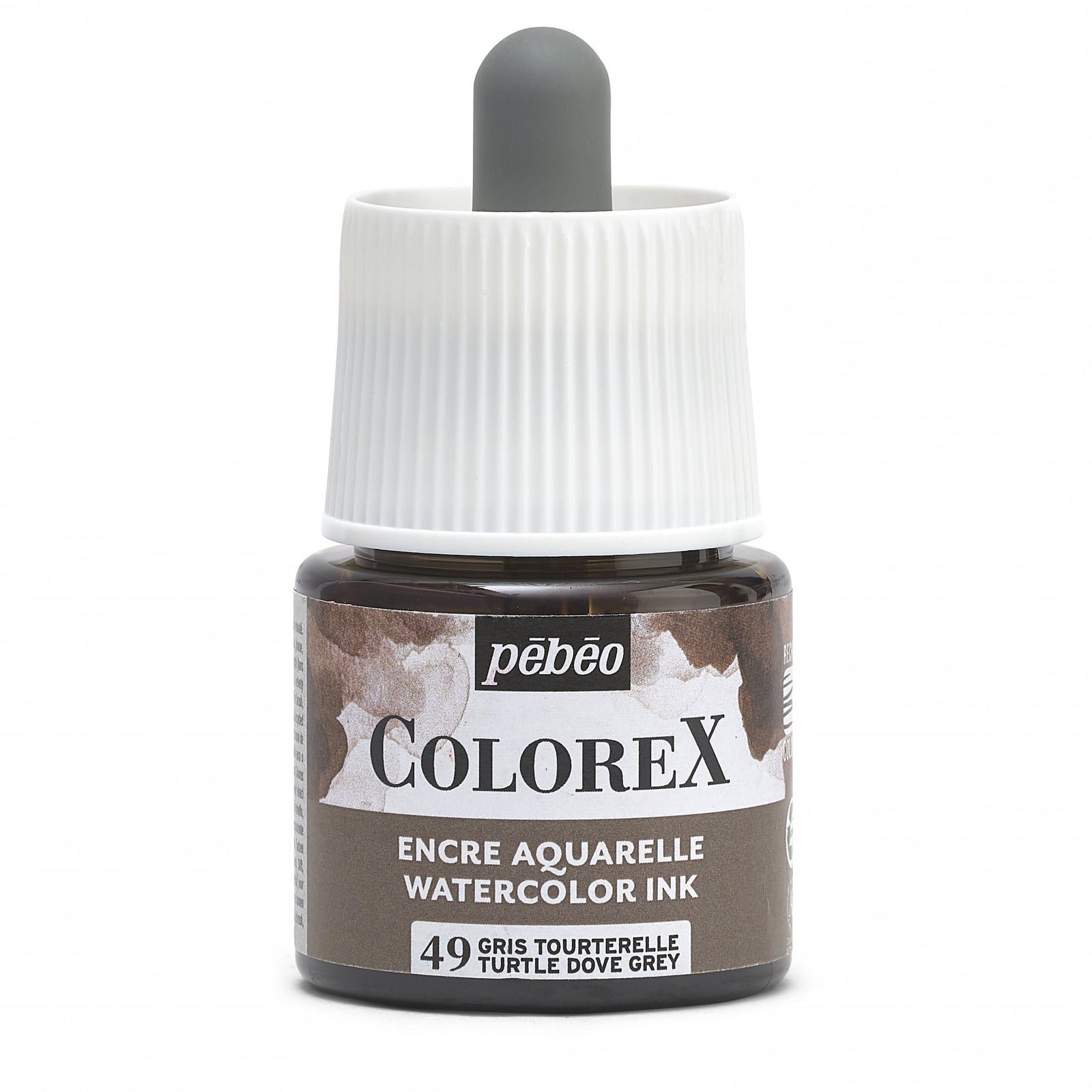 Pebeo Colorex течен акварел 45 ml – Гулабово сива