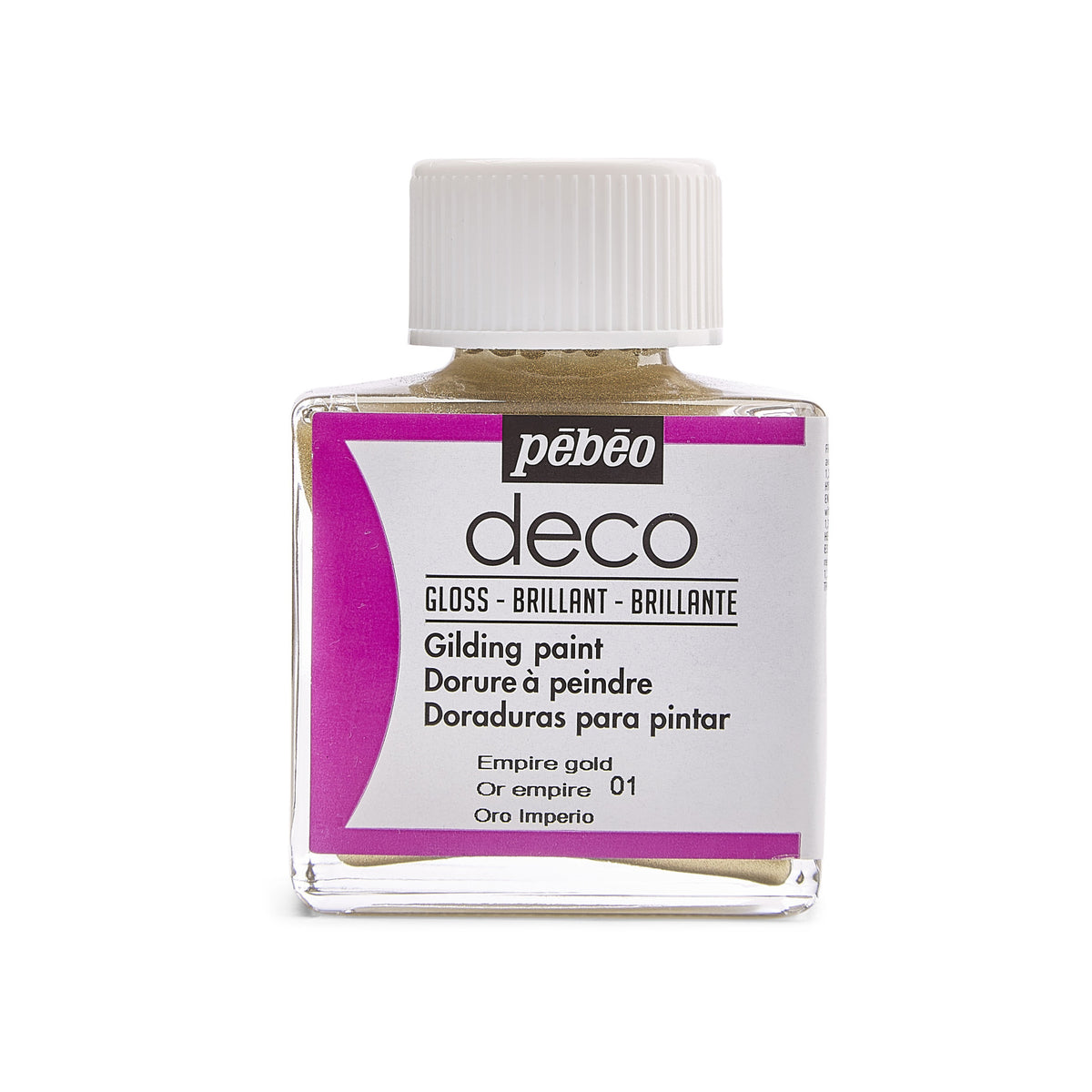 Декоративна акрилна боја Pebeo Deco сјајна 75 ml - златна