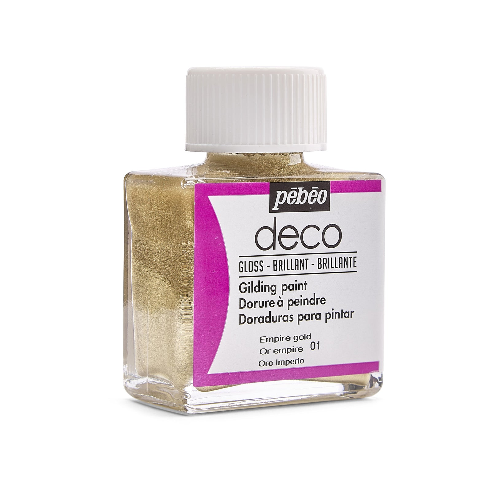 Декоративна акрилна боја Pebeo Deco сјајна 75 ml - златна