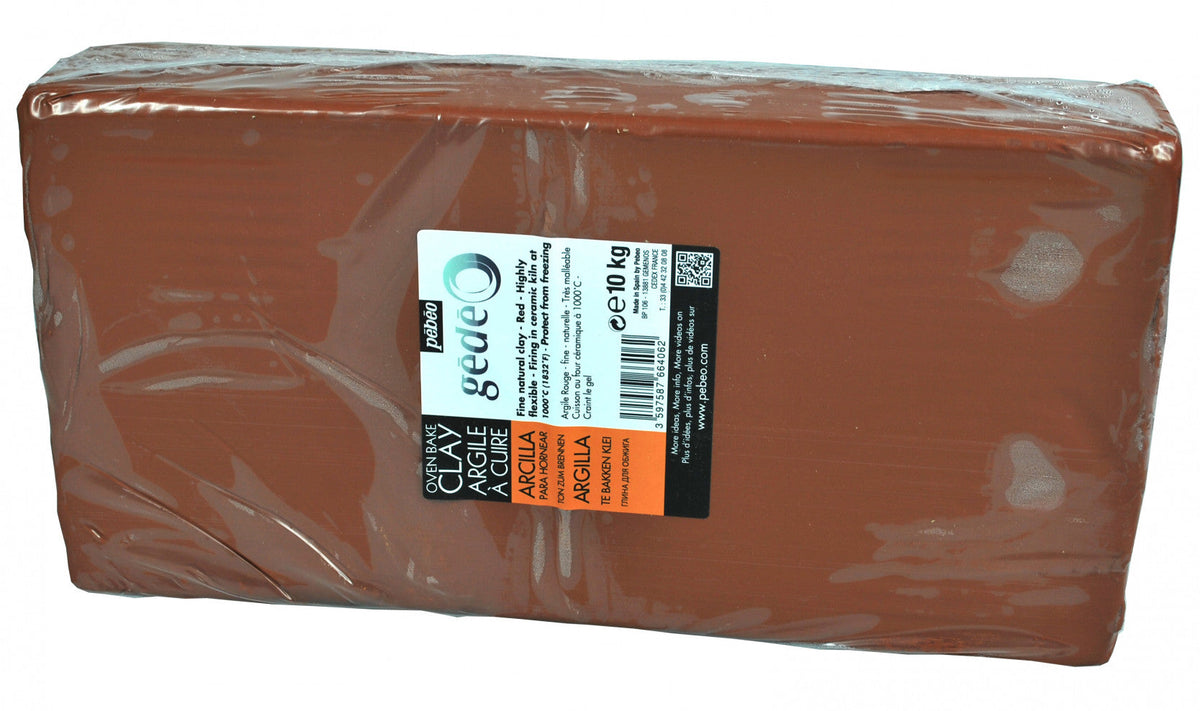 Pebeo Gédéo грнчарска глина 5 kg црвена – 10 kg červená