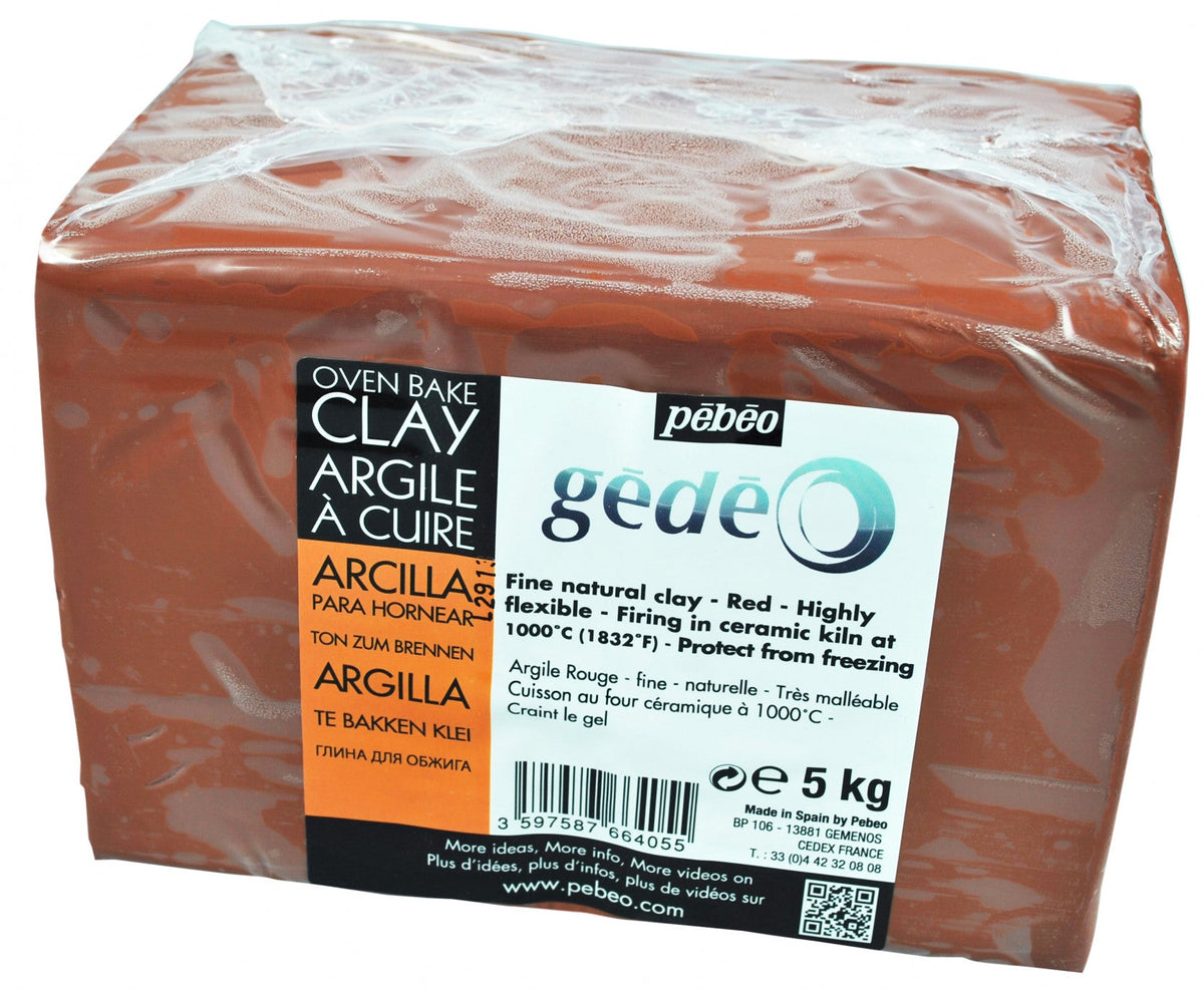 Pebeo Gédéo грнчарска глина 5 kg црвена – 5 kg červená