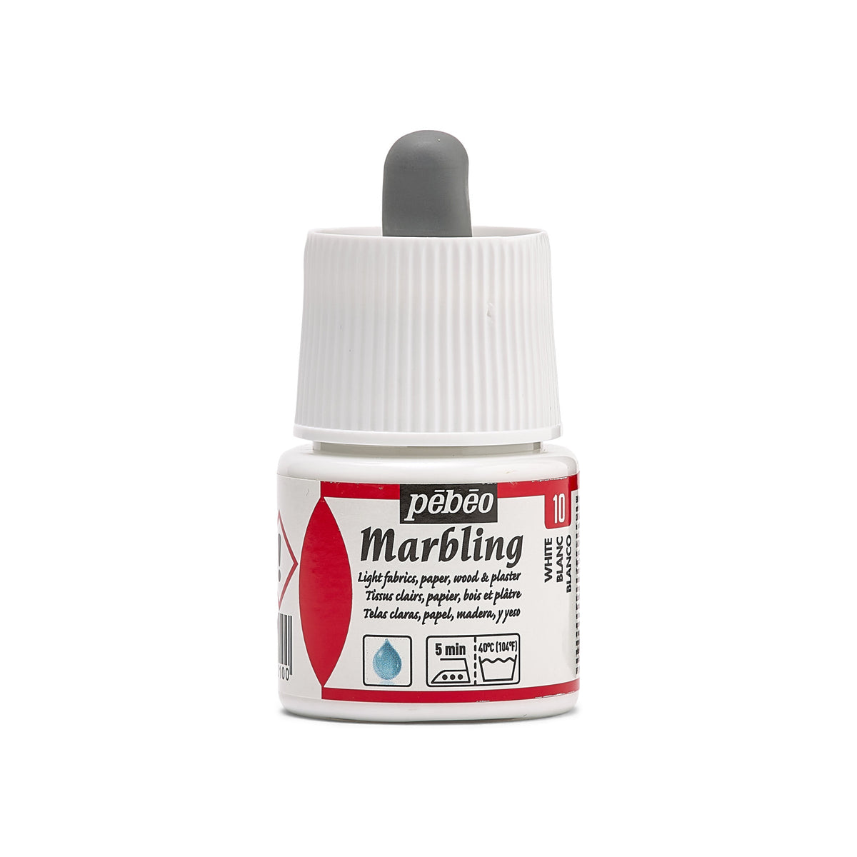 Боја за мермеризирање Pebeo Marbling 45 ml – Бела