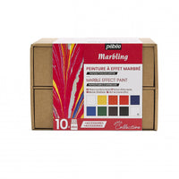 Pebeo Marbling сет бои за мермеризација 10 x 45 ml