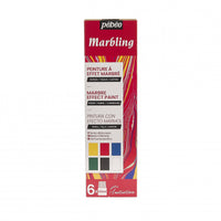 Pebeo Marbling сет бои за мермерен ефект 6 x 20 ml