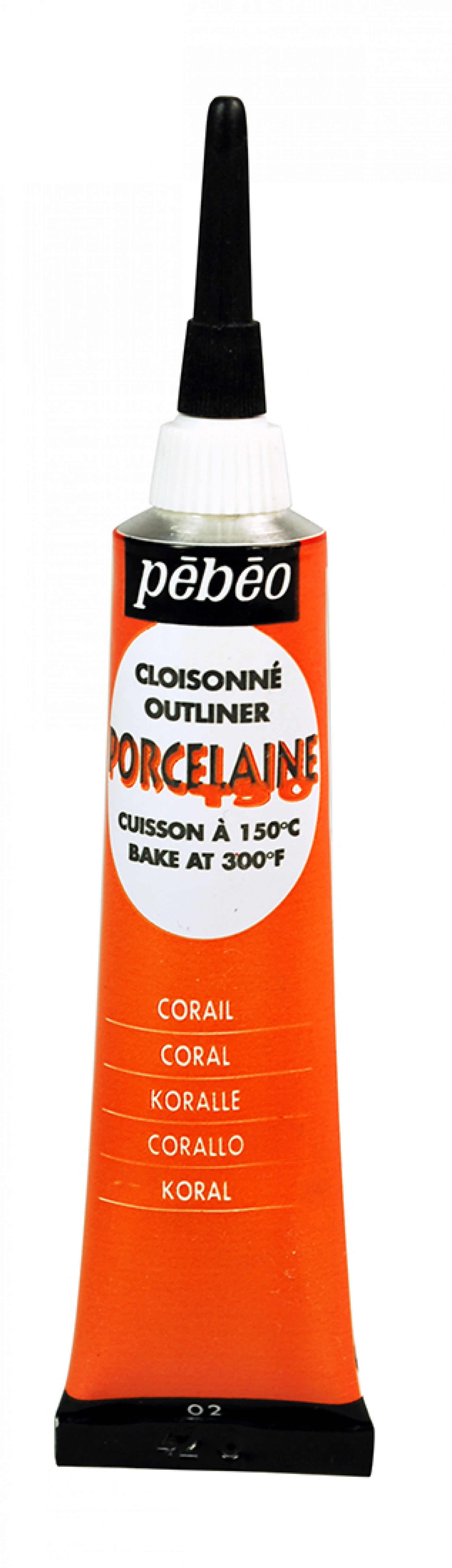 Pebeo Porcelaine 150 релјефна контура за порцелан 20 ml