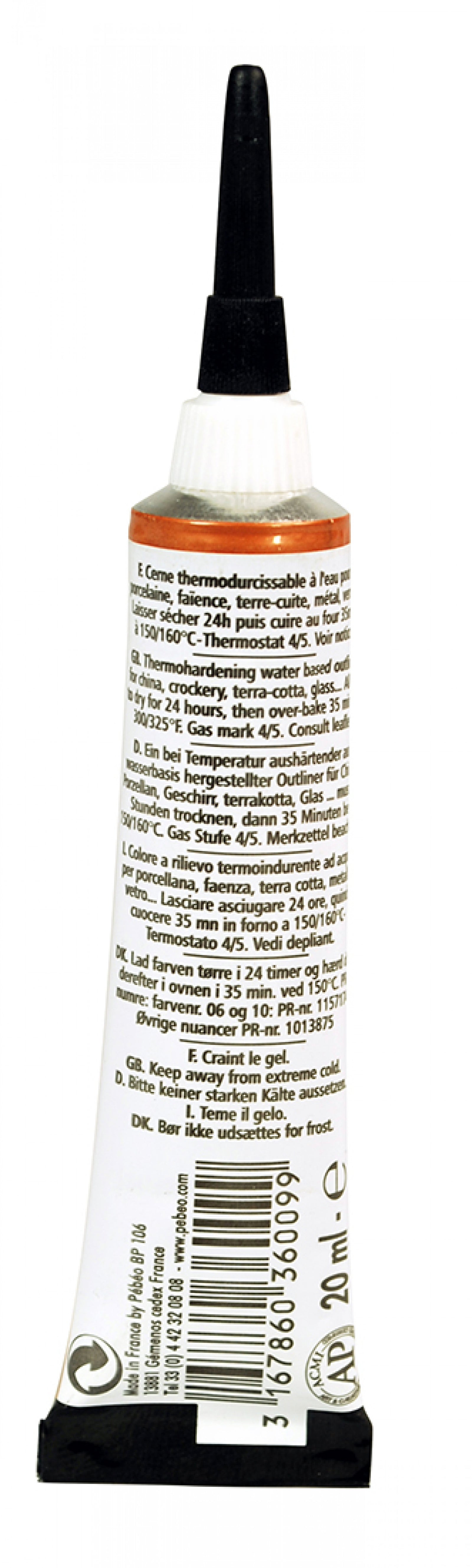 Pebeo Porcelaine 150 релјефна контура за порцелан 20 ml