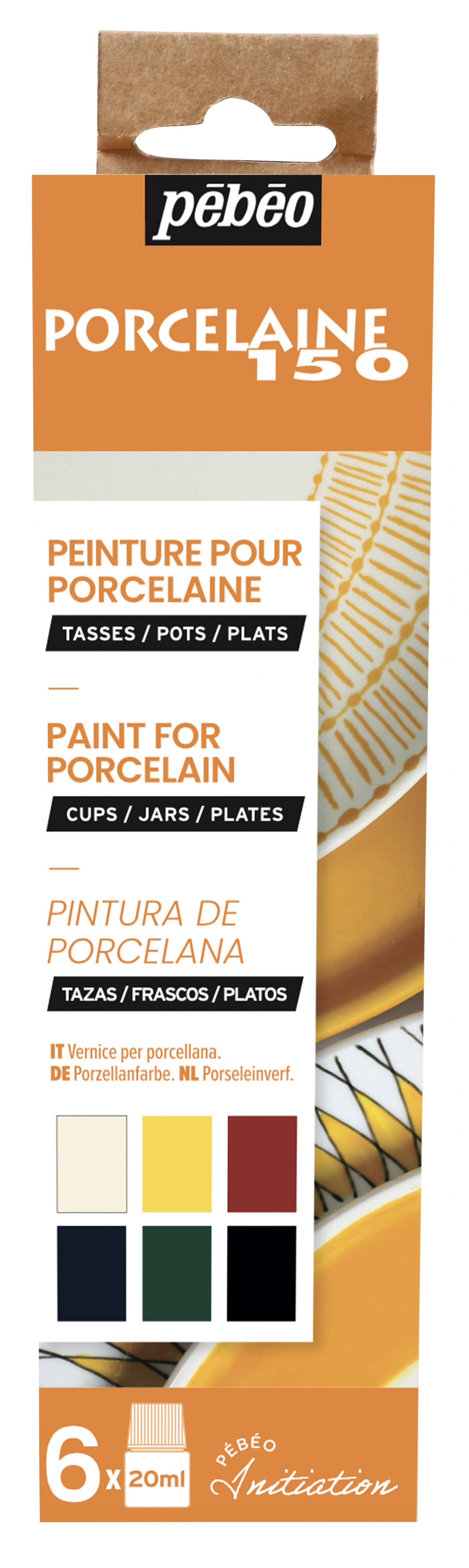 PEBEO Porcelaine 150 сет бои за порцелан 6 x 20 ml