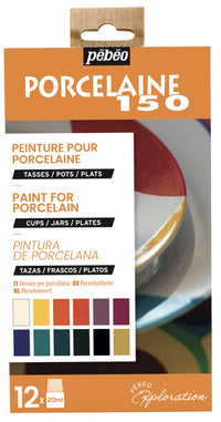 Pebeo Porcelaine 150 сет бои за порцелан 12 x 20 ml Exploration 1