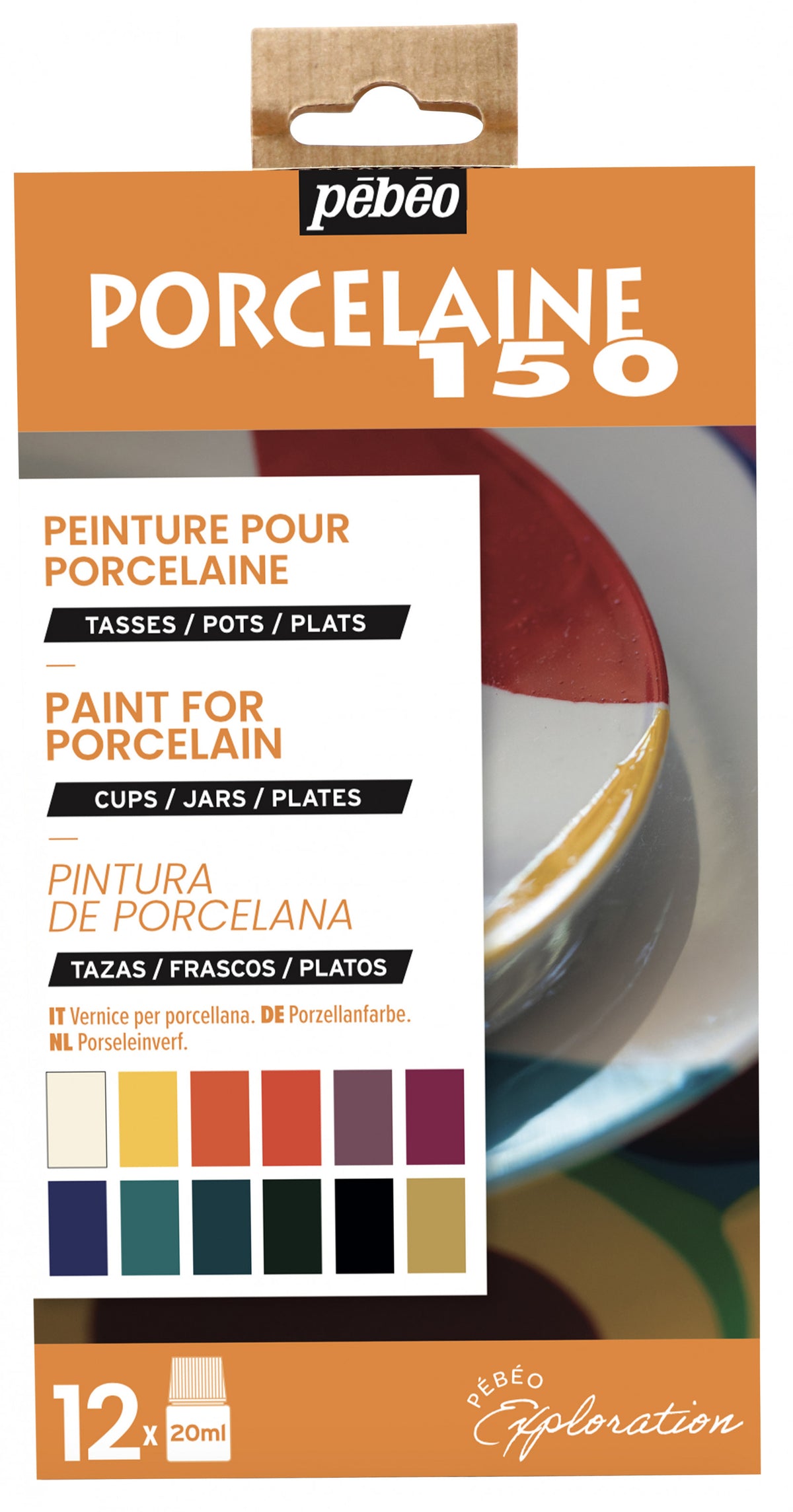 Pebeo Porcelaine 150 сет бои за порцелан 12 x 20 ml Exploration 1