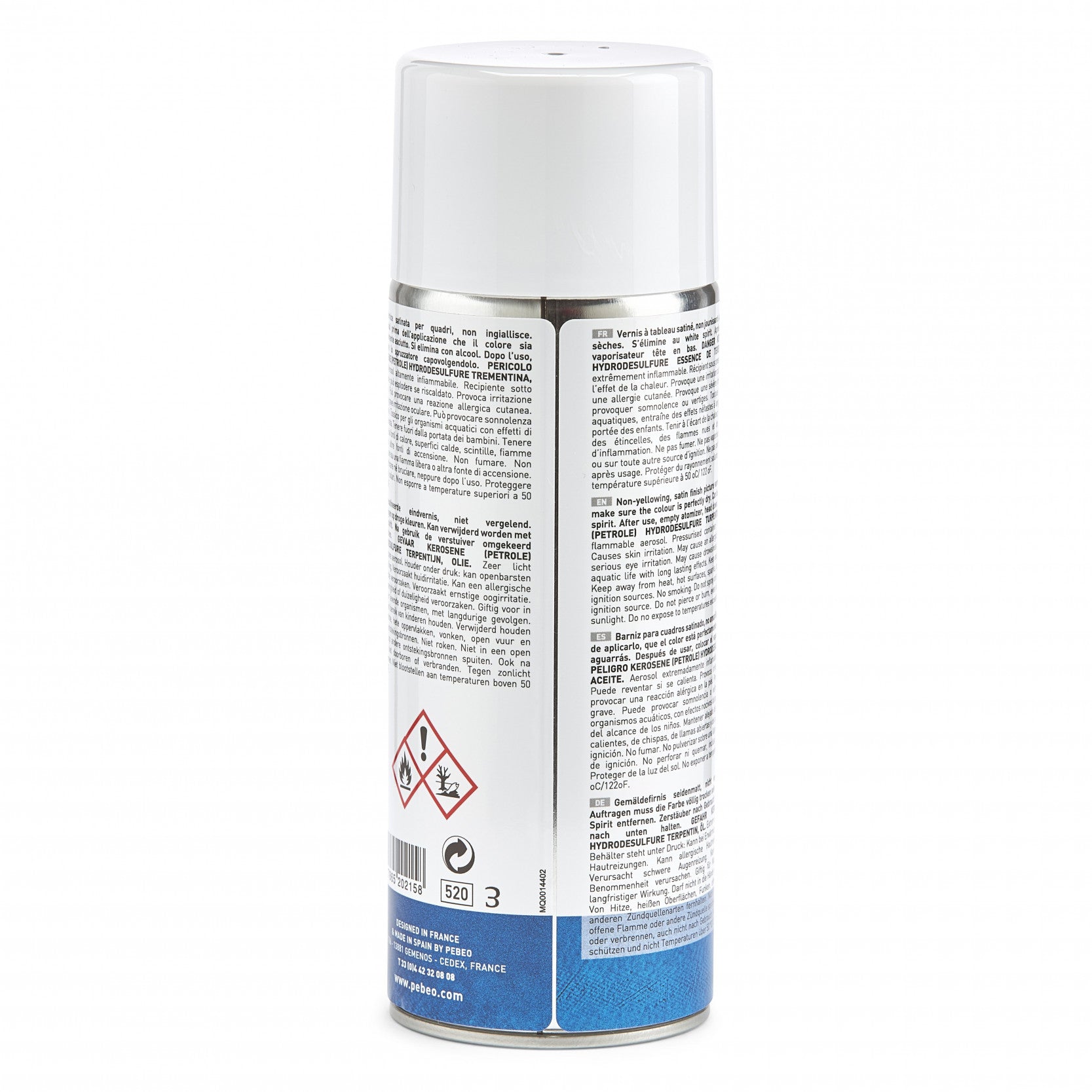Pebeo сатенски лак во спреј 400 ml
