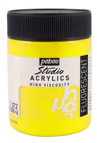 Pebeo Studio акрилна боја 500 ml – Флуоресцентна жолта