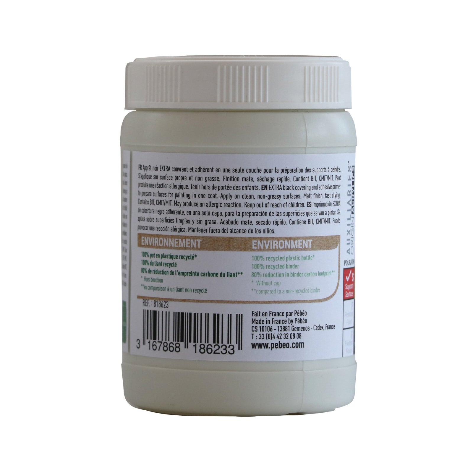 Pebeo Studio црн гесо 225 ml