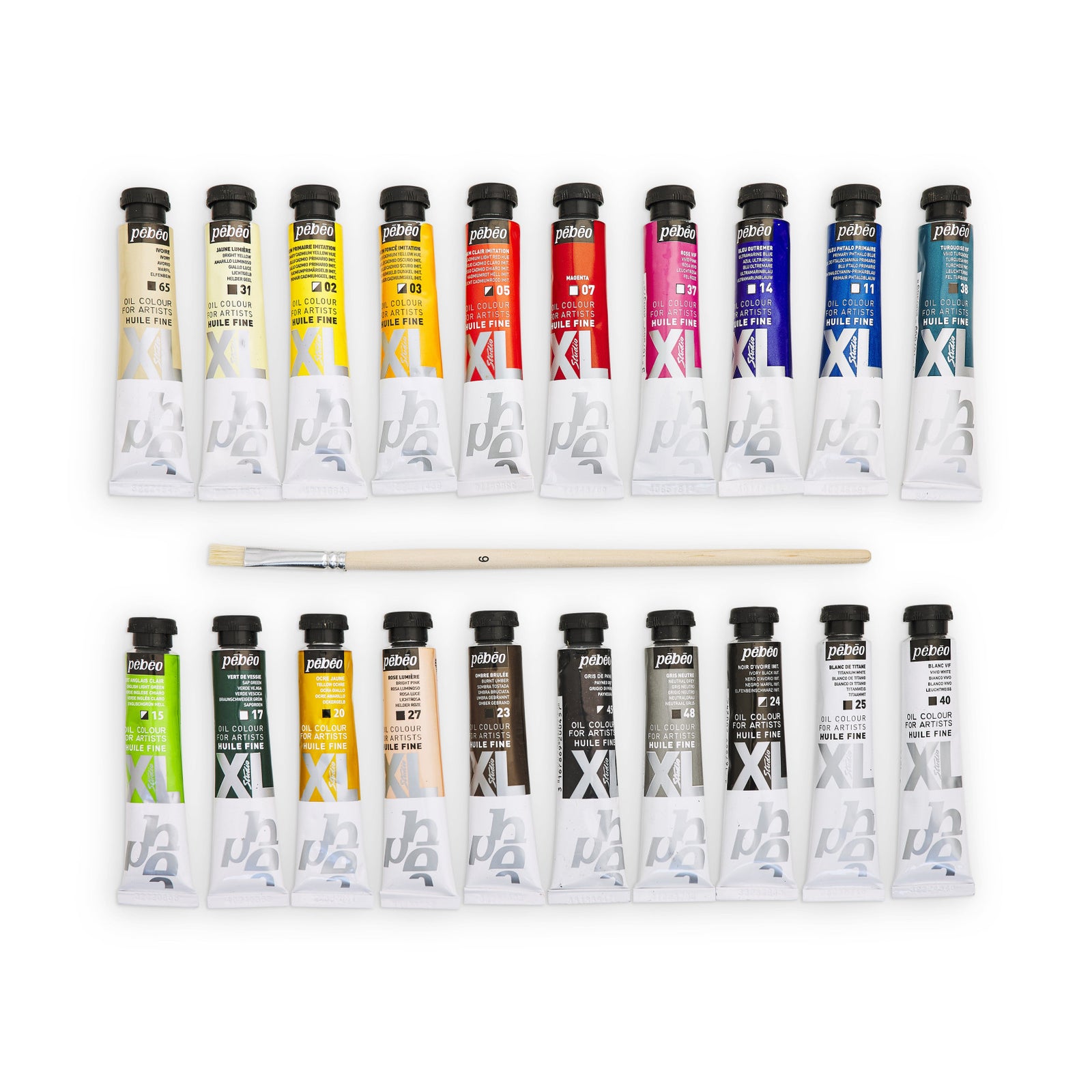 Pebeo Studio XL сет маслени бои 20 x 20 ml со четка
