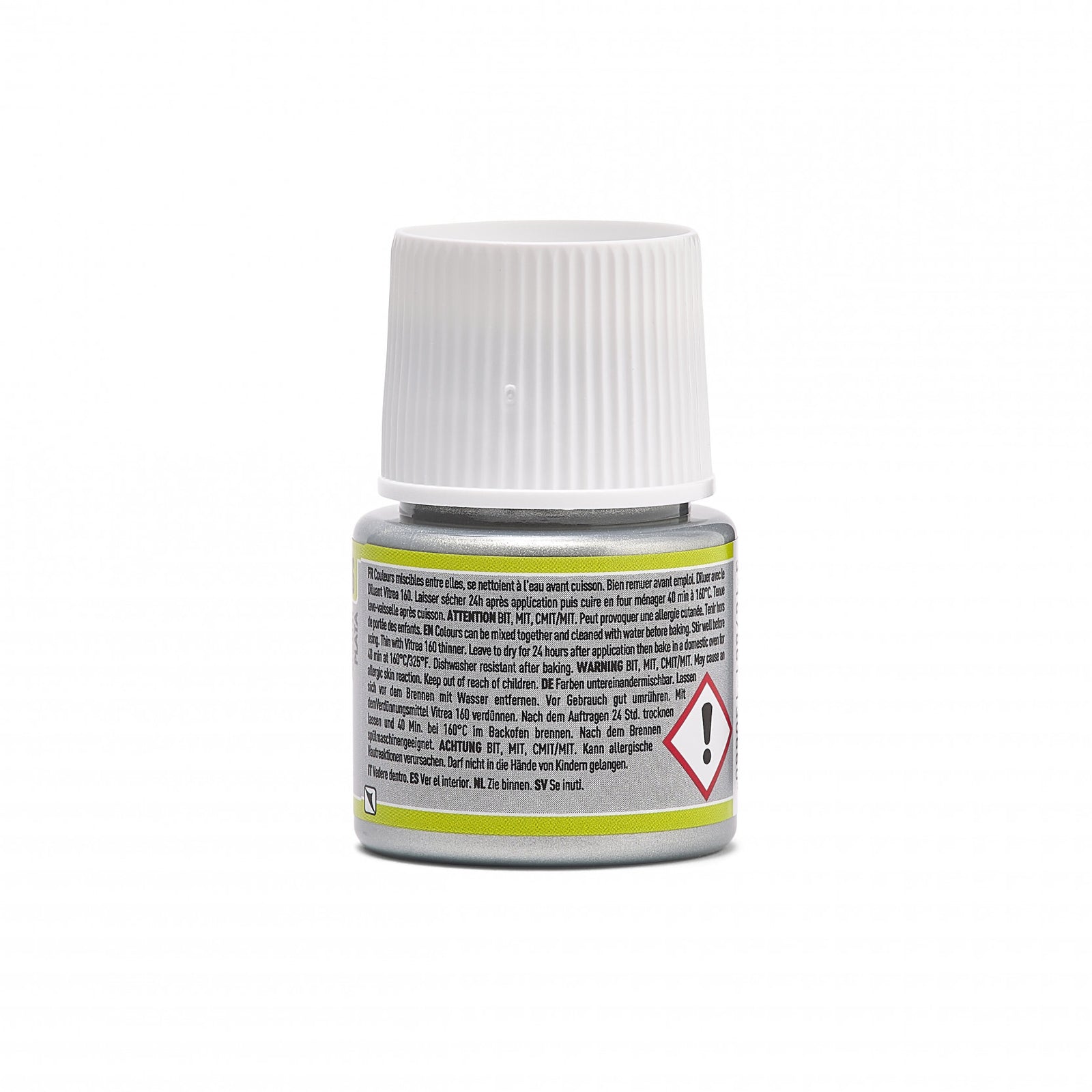Pebeo Vitrea 160 витражна боја за стакло 45 ml Shimmer Silver