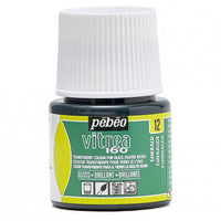 Боја за витраж и стакло Pebeo Vitrea 160 сјајна 45 ml – Смарагдна